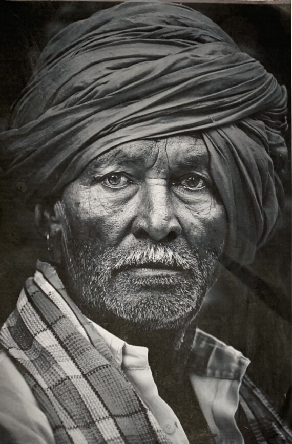 drawing portrait Indian